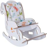 Mavi Trend Ahşap Sallanır Çoçuk Sandalyesi Çocuk Koltuk Bebek Koltuk Sandalye
