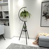 Mavi Trend Dekoratif Metal Çiçeklik Saksı Askısı Dekoratif Saksılık
