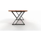 Mavi Trend Dekoratif Metal Masa Ayağı Kütük Masa Ayağı Mobilya Ayakları Yükseklik 70 cm Genişlik 60 cm