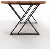 Mavi Trend Mavitrend Dekoratif Metal Masa Ayağı Kütük Masa Ayağı Mobilya Ayakları Yükseklik 70 Cm Genişlik 60 Cm