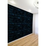 Mavi Tuğla Blue Brick Güç Spor Salonu & Fitness Tek Parça Tekstil Poster Duvar Kağıdı, 150 x 100