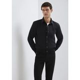 Mavi Uzun Kol Erkek Gömlek M0211865-90850 - Siyah - XL