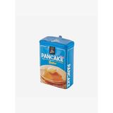 Mavi Vegan Deri Pancake Makyaj Çantası 18x12x6 cm