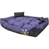 Mavi Vitrin Elite Yıkanabilir Ultra Soft Köpek Yatağı - Mor - 70 x 90 cm