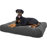 Mavi Vitrin Ultra Soft Large Büyük Irk Köpek Yatağı Elyaf Dolgulu Yıkanabilir Kumaş - 70 x 90 cm - Gri