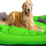 Mavi Vitrin Ultrasoft Büyük Irk Köpek Yatağı Yıkanabilir Yüksek Kaliteli Kumaş Pati Işlemeli