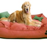 Mavi Vitrin Yıkanabilir Ultra Soft Köpek Yatağı Large (Büyük Irklar İçin) (Kiremit)