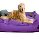 Mavi Vitrin Yıkanabilir Ultra Soft Köpek Yatağı Large (Büyük Irklar İçin) (Mor)