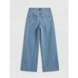 Mavi Wideleg Kız Çocuk Jean Pantolon