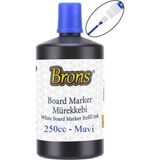Mavi Yazı Tahta Kalem Mürekkebi 250ML 1 Adet Brons Tahta Kalemi Mürekkebi Kolay Silinebilir 250GR Okul Sınıf Öğrenci - Standart - 250 ml