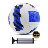 Mavi Yeni Desenli Futbol Topu 4 Astarlı No:5 480 Gr + Pompa Hediyeli X507