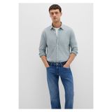 Mavi Yeşil Örme Gömlek Slim Fit / Dar Kesim 0211513-70131