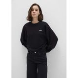 Mavi Yuvarlak Yaka Logo Siyah Kadın Sweatshirt M1s10490-900 SiYAH