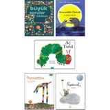 Mavibulut Yayınları Büyük Sorular Kitabım + Avucundaki Öpücük (Audrey Penn) + Aç Tırtıl (Eric Carle) +Pezzettino + Frederick (Leo Lionni) - 5 Kitap Set Çocuk Masal Hikaye Öykü Kitapları