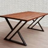 Mavienerji Dekoratif Metal Masa Ayağı Kütük Masa Ayağı Mobilya Ayakları 70X60 cm