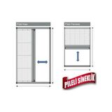 Mavienerji Pileli Sineklik Kapı Sineklik Plise Sineklik 100 x 240 cm
