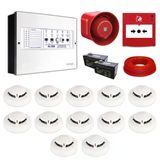 Mavigard Maxlogic 12’Li Konvansiyonel Yangın Alarm Seti 100 Metre Kablo Dahil