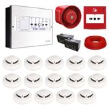 Mavigard Maxlogic 14’Lü Konvansiyonel Yangın Alarm Seti 100 Metre Kablo Dahil