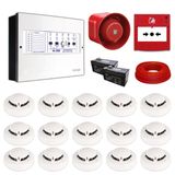 Mavigard Maxlogic 15’li Konvansiyonel Yangın Alarm Seti 100 Metre Kablo Dahil ML-222215KABLOLU