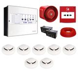 Mavigard Maxlogic 7’li Konvansiyonel Yangın Alarm Seti 100 Metre Kablo Dahil ML-22227KABLOLU