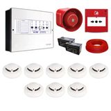 Mavigard Maxlogic 8’li Konvansiyonel Yangın Alarm Seti 100 Metre Kablo Dahil ML-22228KABLOLU