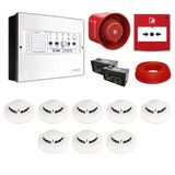 Mavigard Maxlogic 8’Li Konvansiyonel Yangın Alarm Seti 100 Metre Kablo Dahil