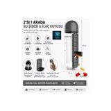 MAViHOME Su şişesi & İlaç kutusu 2'si 1 arada 600 Ml Matara Suluk