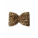 MAVİMAKRO Peluş Yastık, Leopar Desenli, Kahverengi, Dekoratif Kırlent