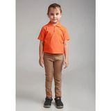 Mavimoure Kız Çocuk Keten Pantolon - Bej - 8 - 9 Yaş