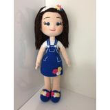 Maviş Güzeli Bebek Amigurumi Organik Oyuncak