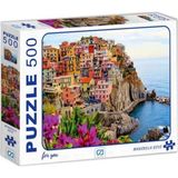 mavisudünyası Manarola Köyü Puzzle 500 Parça