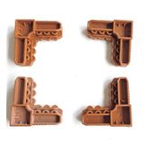 Mavitrend 17x25 mm Sineklik Köşe Takozu 10 Adet kahverengi Renkli