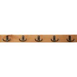Mavitrend Ahşap Duvar Ve Kapı Askılık Hol Mutfak Banyo Askısı Duvar Askısı 60x8 Cm Meşe