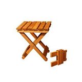 Mavitrend Ahşap Katlanır Tabure 1 Adet 30 Cm X 36 Xm Meşe