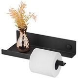 Mavitrend Dekoratif Siyah Metal Banyo Wc Kağıt Rulo Peçetelik Tuvalet Banyo Peçete Askısı