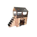 Mavitrend Kedi Evi Traslı Kedi Evi 75x70x40 Cm 3 Mm Mdf