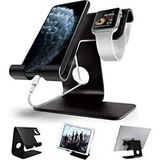 Mavitrend Metal Masa Üstü Telefon Tablet Akıllı Saat Tutucu Standı Telefon Tablet Standı