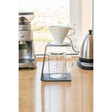 Mavitrend Pour-over V60 Dripper Standı, Metal Kahve Demleme Sehpası Siyah