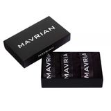 Mavrian Obsidian 3'Lü Premium Kutulu Pamuklu Likralı Erkek Siyah Boxer - Damat Bohçası Çeyiz Seti