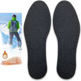Mawrond 1 Çift- Çok Sıcak Tutan,ayrıca Ayakkabıda Ki Boşluğu Alan, Termal, Nefes Alabilen, Yün-Polyester Karışımlı, Sert Keçe, Bot, Çizme,ayakkabı Tabanlığı - Siyah