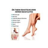 Mawrond 2 ÇİFT- Stiletto, Kösele, Topuklu, Kundura İçi, Ayağı Öne Kaydırmaz, Metatarsal Destek Sağlayan, Toplanma Engelleyici, İç Silikon Ped, Yarım Jel Tabanlık