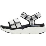 Max Cushioning Whıte/black Sandals 140424-WBK - Siyah - Beyaz