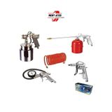 Max Extra 5 Li Kompresör Seti 5 Parça Hava Tabancalı Hortumlu Havalı Set