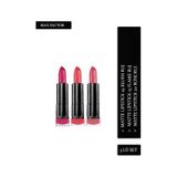 Max Factor Matte Lipstick Ruj 15 Flame + 20 Rose + 25 Blush