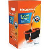 Max Focus Black Otomatik Temizlik Seti, Pedalsız Döner Sıkmalı 360 Başlıklı Mikrofiber Paspas