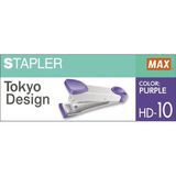 MAX Hd 10 Zımba Makinesi No:10 Mor 63 gr 53 mm Zımbalama Derinliği 15 Sayfa Kapasitesi
