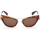Max Mara Maxmara MM0172 52E Kadın Güneş Gözlüğü - Kahverengi