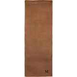 Max Mara Monogramlı Teddy Yün Lüks Battaniye - 192 x 70 cm - Kahverengi