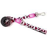 Max & Molly Leopard Pink Desenli L Köpek Gezdirme Kayışı