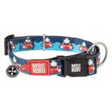 Max & Molly Urban Pets Smart ID Köpek Tasması Gotcha! QR Evcil Hayvan Güvenlik Etiketi ve Özel Evcil Hayvan Profili, Yumuşak Dolgulu Neopren, Su Geçirmez, Makinede Yıkanabilir Yaka Köpekler, Frenzy The Shark, L